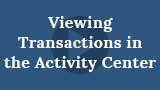 View Activity Center Video